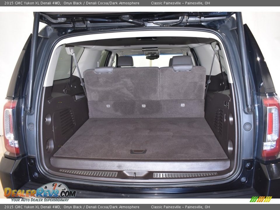 2015 GMC Yukon XL Denali 4WD Onyx Black / Denali Cocoa/Dark Atmosphere Photo #11