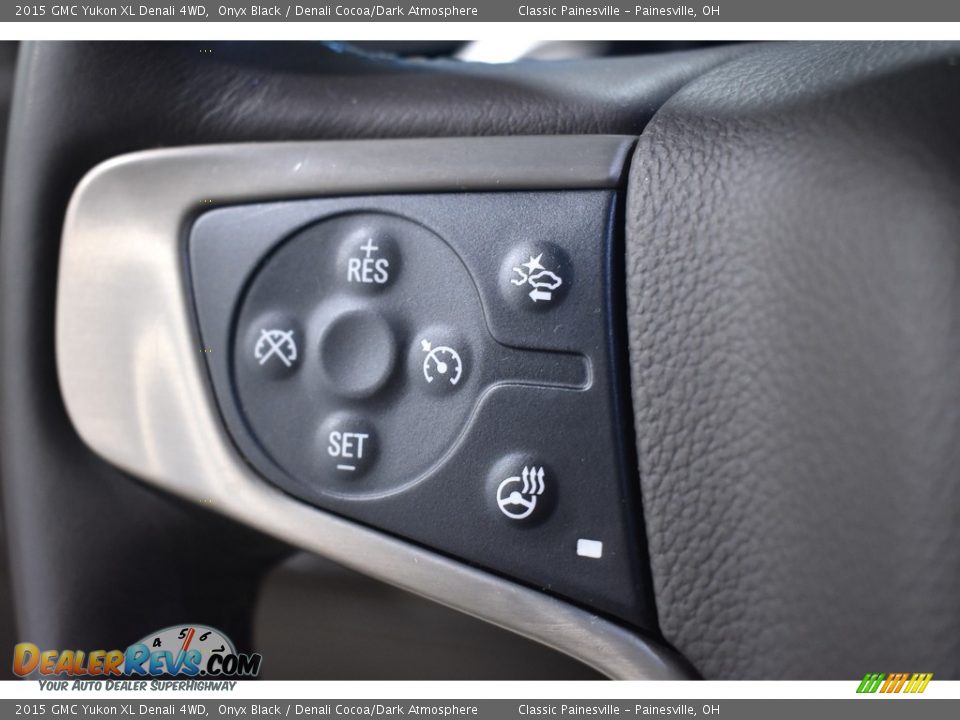 2015 GMC Yukon XL Denali 4WD Onyx Black / Denali Cocoa/Dark Atmosphere Photo #18
