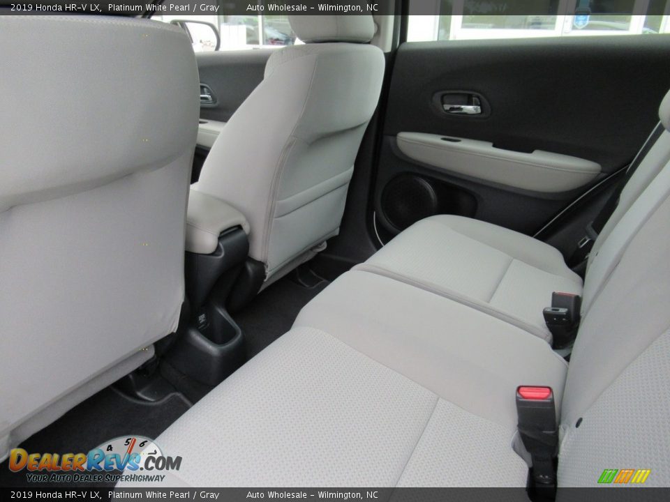 2019 Honda HR-V LX Platinum White Pearl / Gray Photo #11