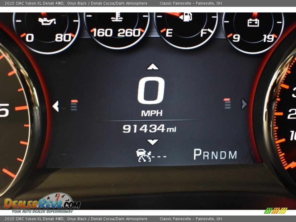 2015 GMC Yukon XL Denali 4WD Onyx Black / Denali Cocoa/Dark Atmosphere Photo #19