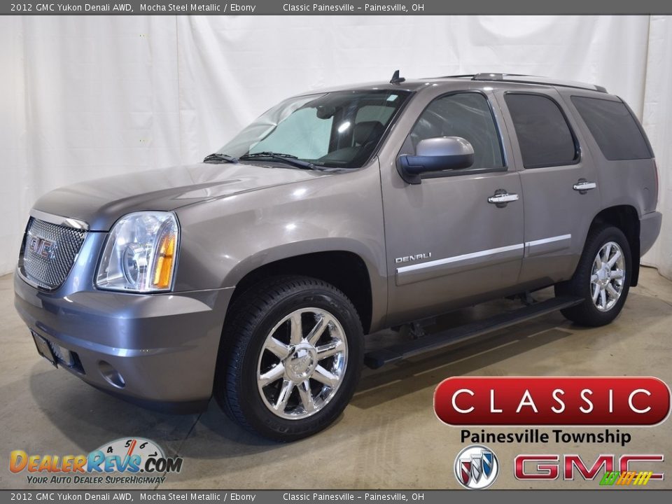 2012 GMC Yukon Denali AWD Mocha Steel Metallic / Ebony Photo #1