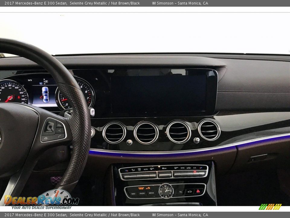 2017 Mercedes-Benz E 300 Sedan Selenite Grey Metallic / Nut Brown/Black Photo #5