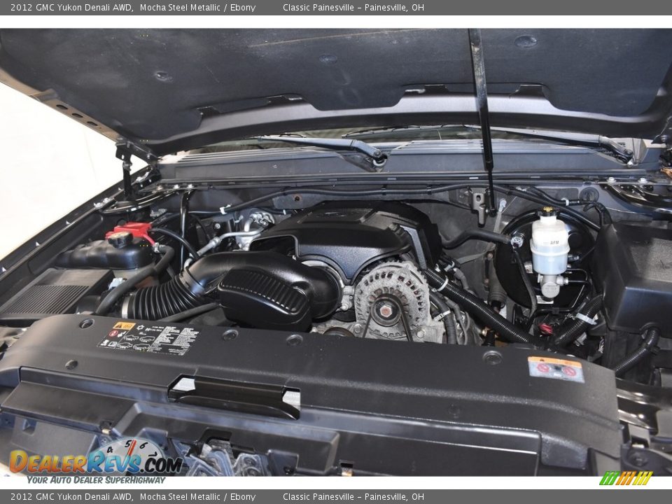 2012 GMC Yukon Denali AWD Mocha Steel Metallic / Ebony Photo #6