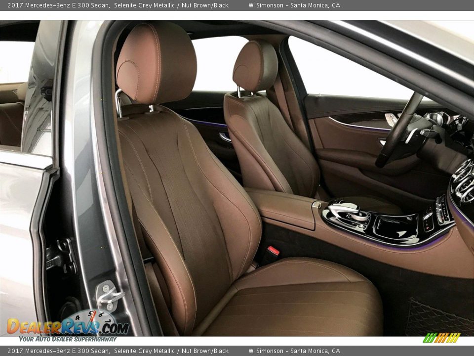2017 Mercedes-Benz E 300 Sedan Selenite Grey Metallic / Nut Brown/Black Photo #6