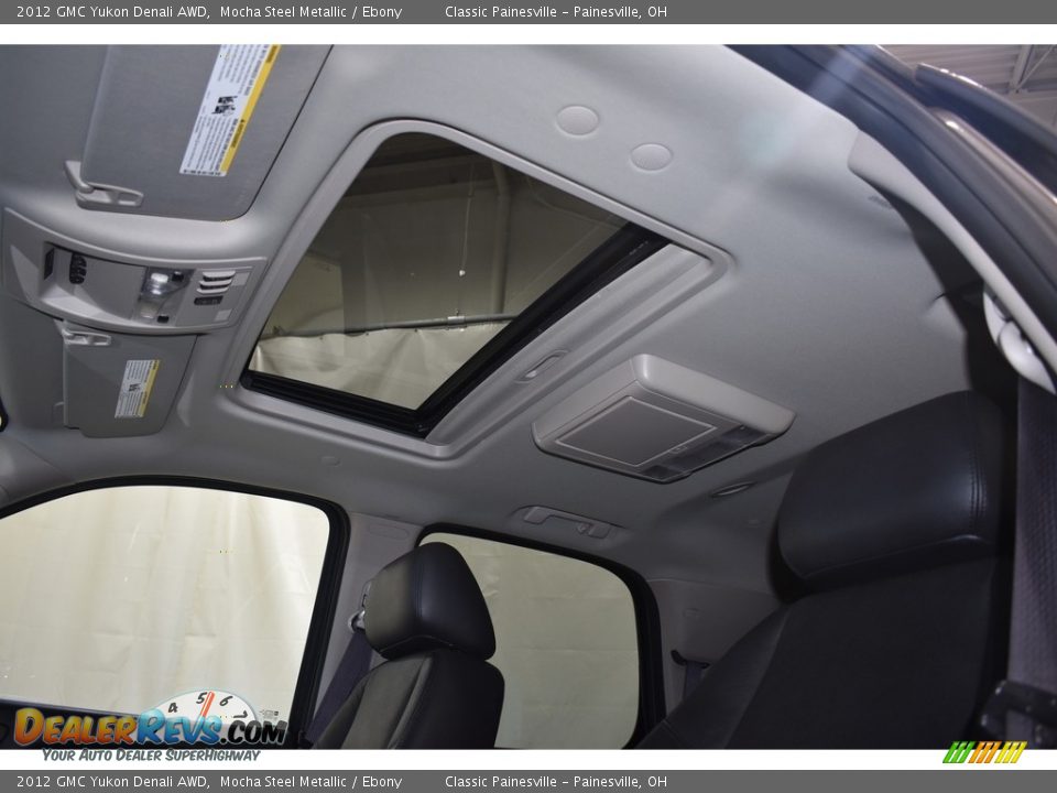 2012 GMC Yukon Denali AWD Mocha Steel Metallic / Ebony Photo #7