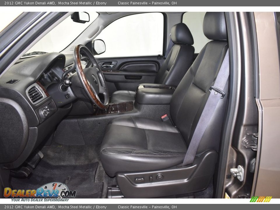 2012 GMC Yukon Denali AWD Mocha Steel Metallic / Ebony Photo #8