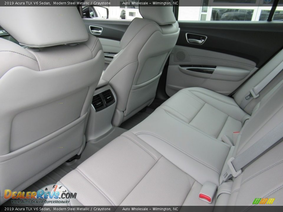 2019 Acura TLX V6 Sedan Modern Steel Metallic / Graystone Photo #10