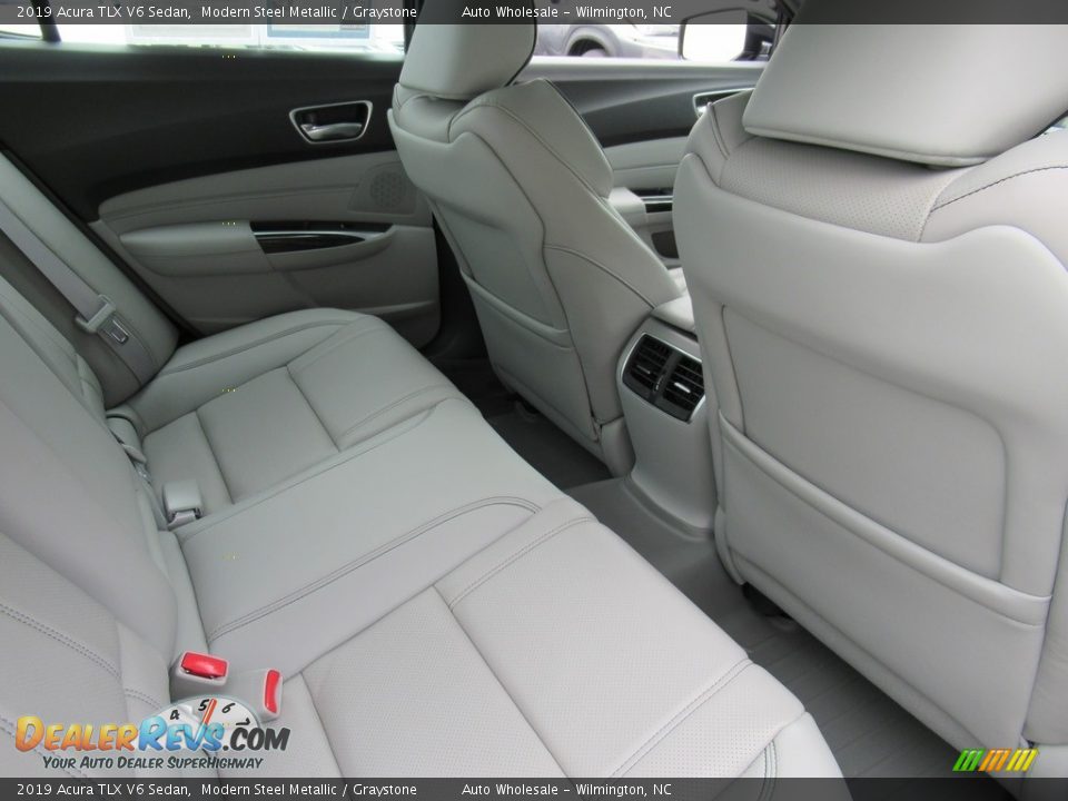 2019 Acura TLX V6 Sedan Modern Steel Metallic / Graystone Photo #12