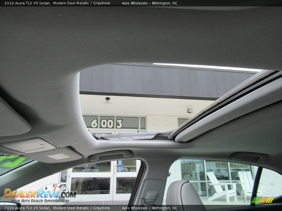 2019 Acura TLX V6 Sedan Modern Steel Metallic / Graystone Photo #13