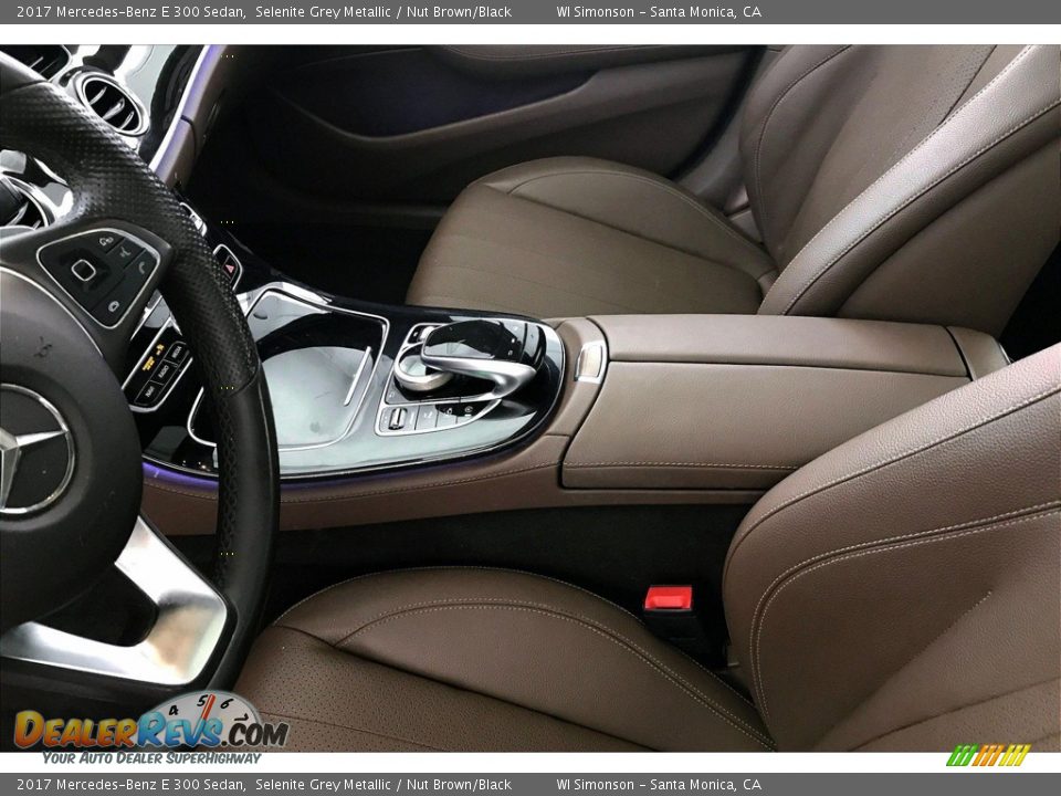 2017 Mercedes-Benz E 300 Sedan Selenite Grey Metallic / Nut Brown/Black Photo #23