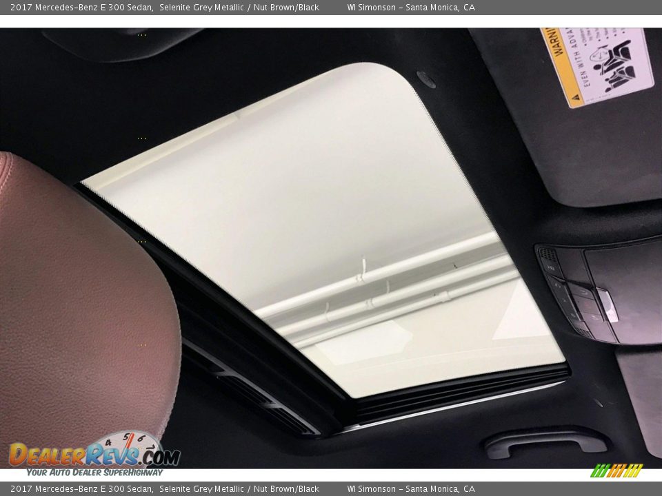 2017 Mercedes-Benz E 300 Sedan Selenite Grey Metallic / Nut Brown/Black Photo #29