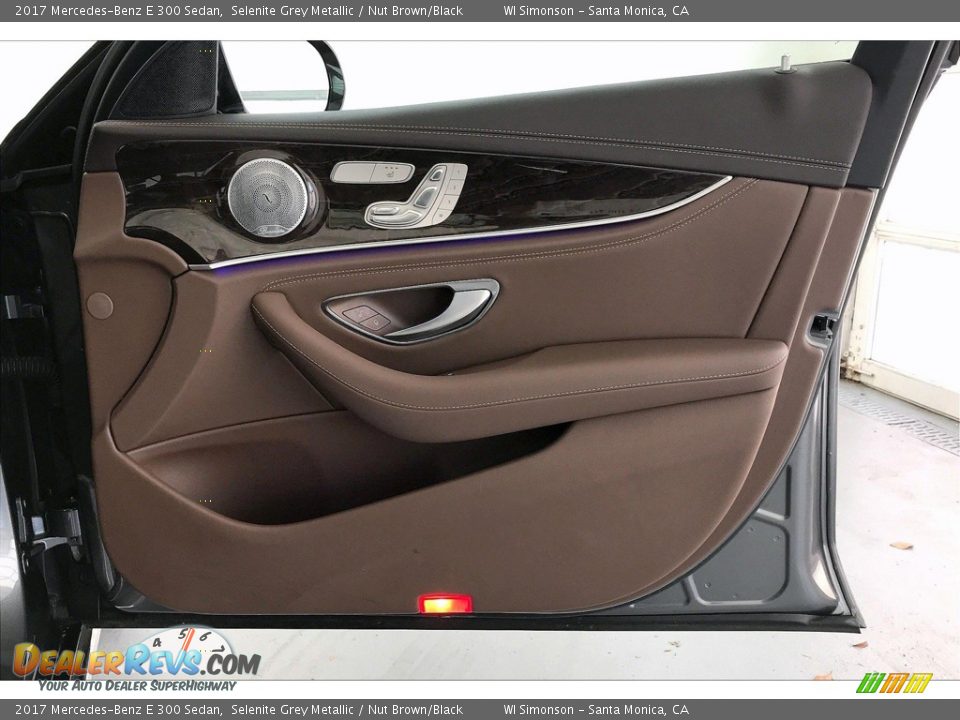 2017 Mercedes-Benz E 300 Sedan Selenite Grey Metallic / Nut Brown/Black Photo #30