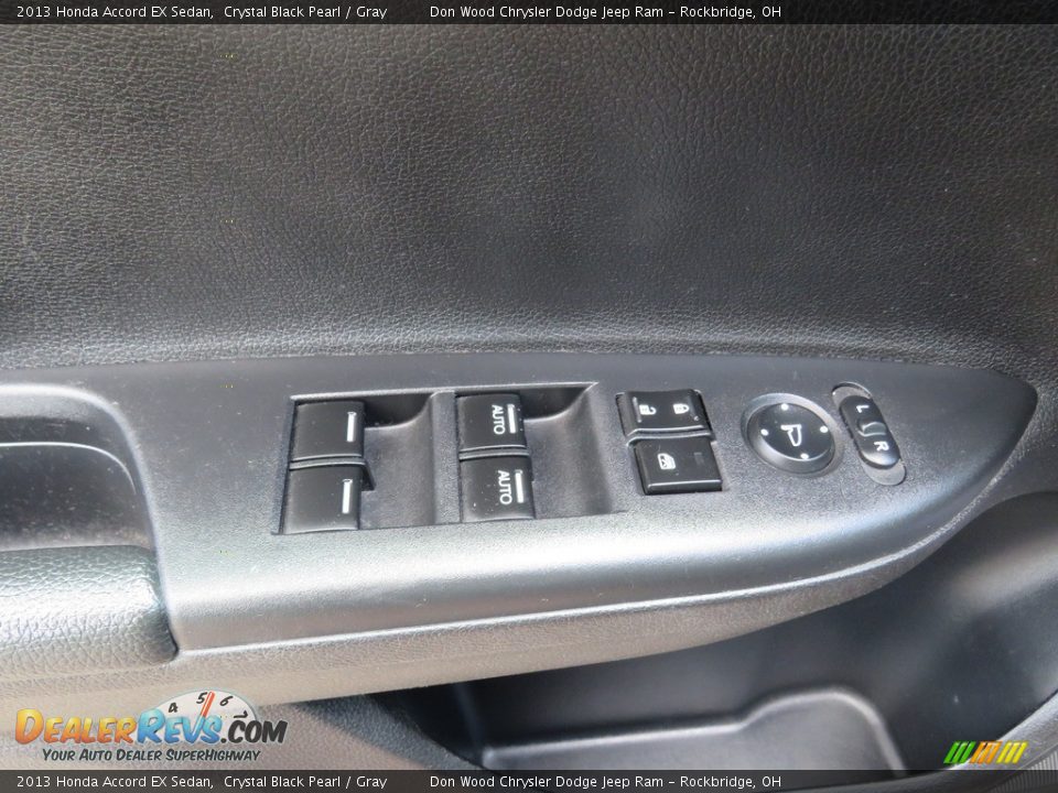 2013 Honda Accord EX Sedan Crystal Black Pearl / Gray Photo #18