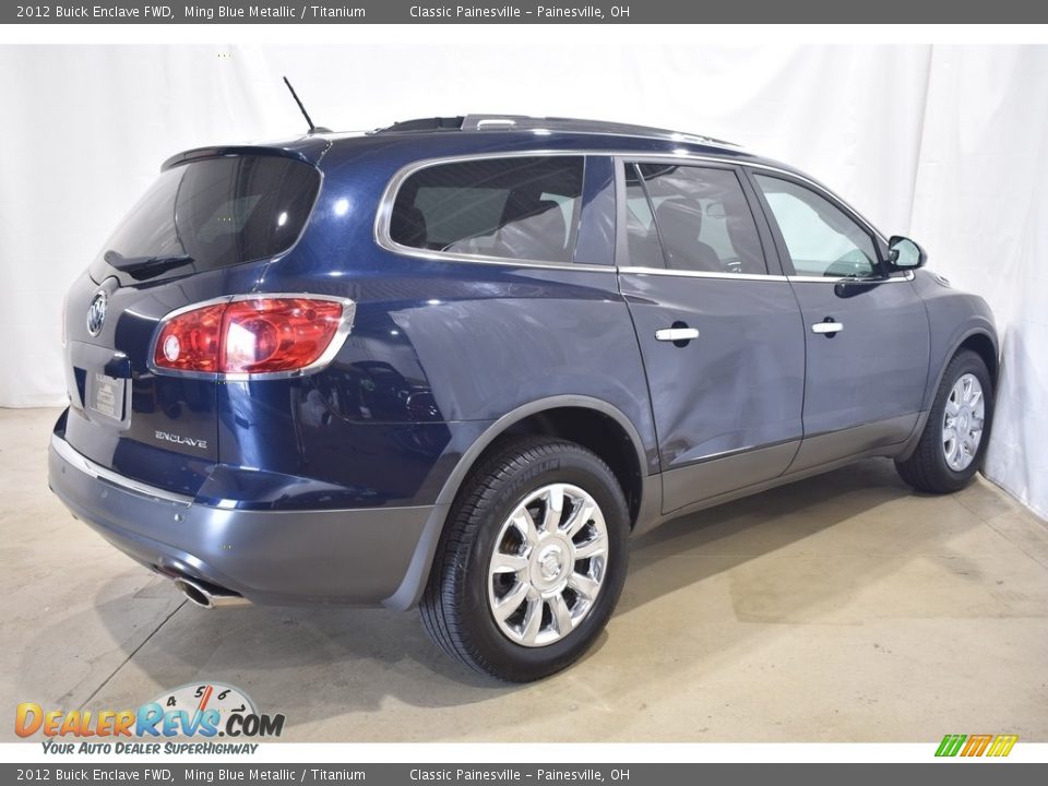 2012 Buick Enclave FWD Ming Blue Metallic / Titanium Photo #2