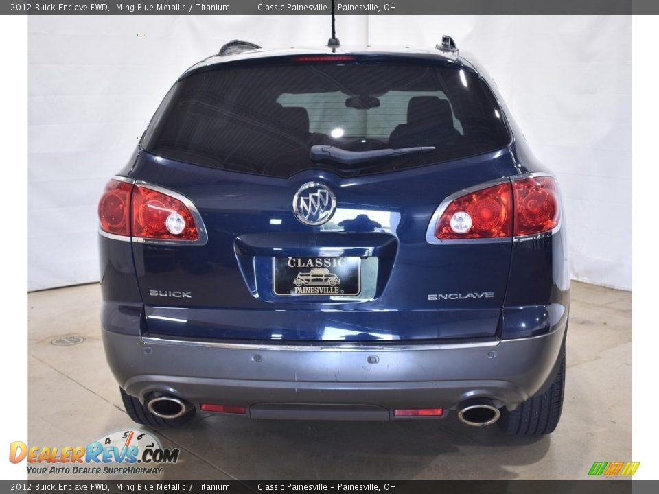 2012 Buick Enclave FWD Ming Blue Metallic / Titanium Photo #3