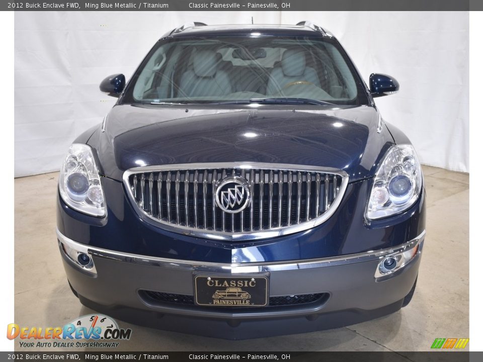 2012 Buick Enclave FWD Ming Blue Metallic / Titanium Photo #4