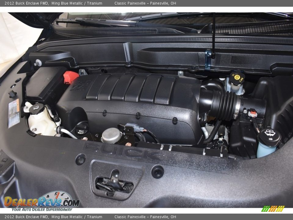 2012 Buick Enclave FWD Ming Blue Metallic / Titanium Photo #6