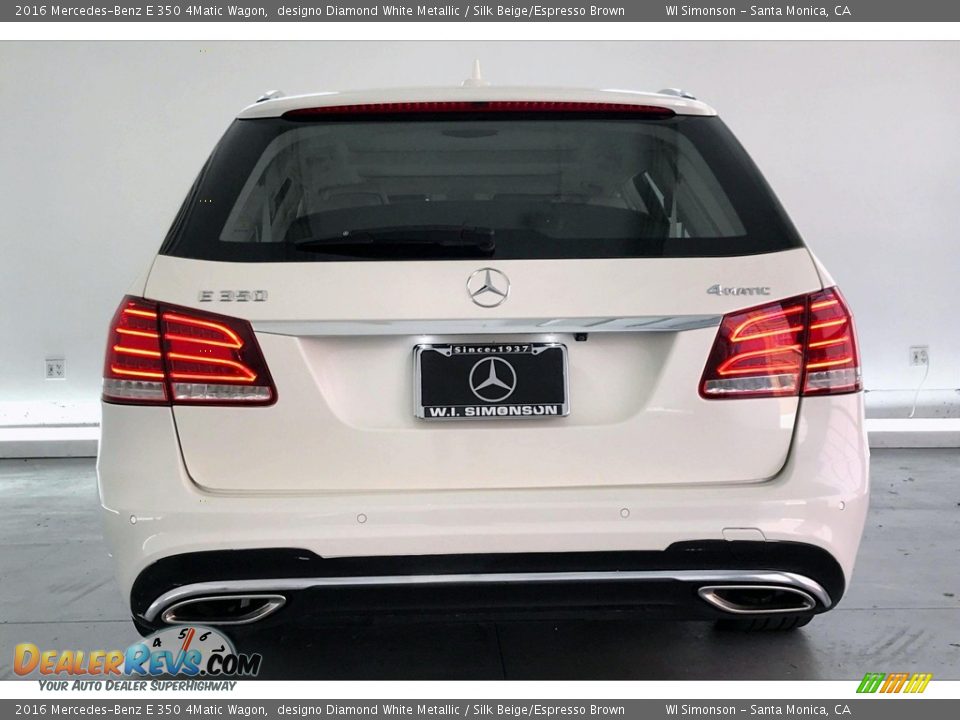 2016 Mercedes-Benz E 350 4Matic Wagon designo Diamond White Metallic / Silk Beige/Espresso Brown Photo #3