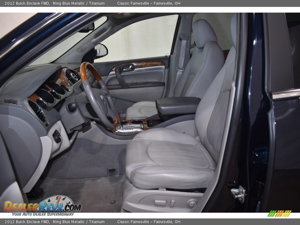 2012 Buick Enclave FWD Ming Blue Metallic / Titanium Photo #8