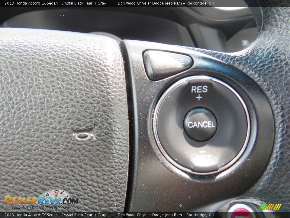 2013 Honda Accord EX Sedan Crystal Black Pearl / Gray Photo #25