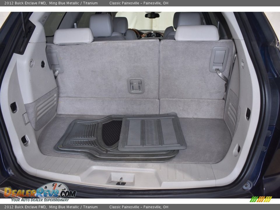 2012 Buick Enclave FWD Ming Blue Metallic / Titanium Photo #11