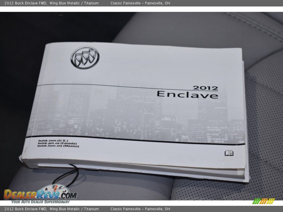 2012 Buick Enclave FWD Ming Blue Metallic / Titanium Photo #13