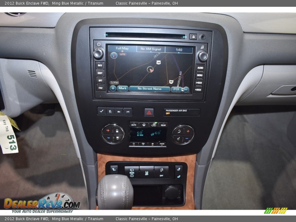 2012 Buick Enclave FWD Ming Blue Metallic / Titanium Photo #14