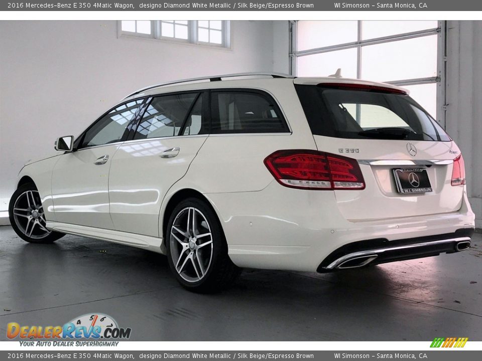 2016 Mercedes-Benz E 350 4Matic Wagon designo Diamond White Metallic / Silk Beige/Espresso Brown Photo #10