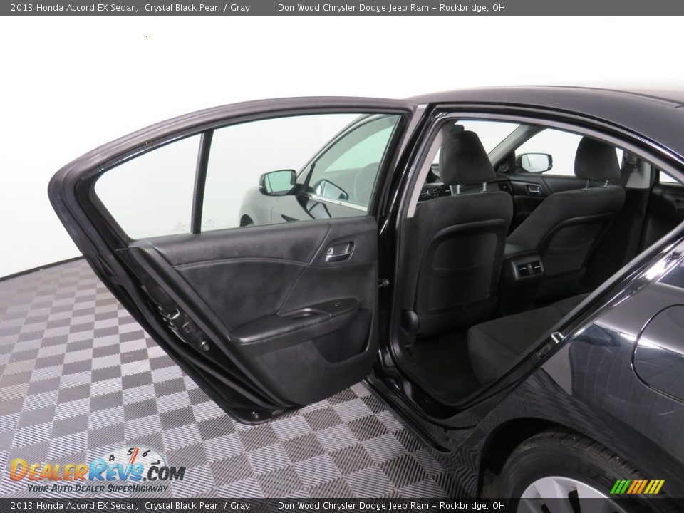 2013 Honda Accord EX Sedan Crystal Black Pearl / Gray Photo #32