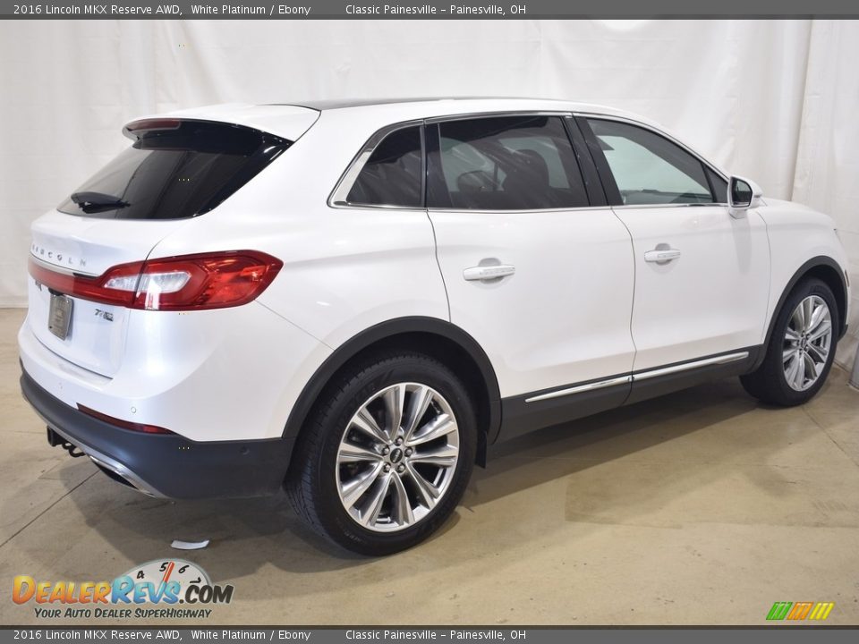 White Platinum 2016 Lincoln MKX Reserve AWD Photo #2