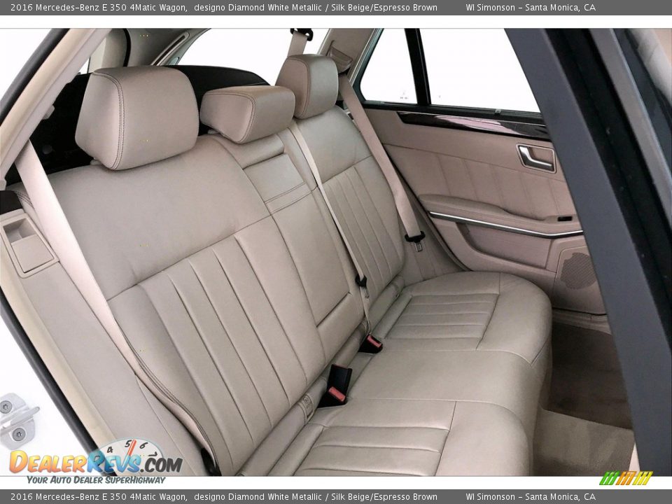2016 Mercedes-Benz E 350 4Matic Wagon designo Diamond White Metallic / Silk Beige/Espresso Brown Photo #13