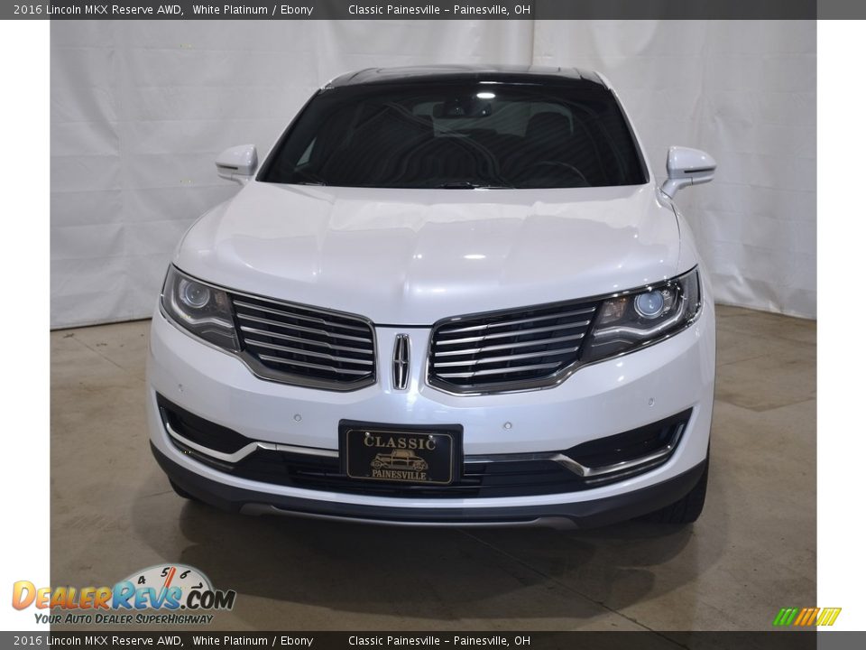 2016 Lincoln MKX Reserve AWD White Platinum / Ebony Photo #4