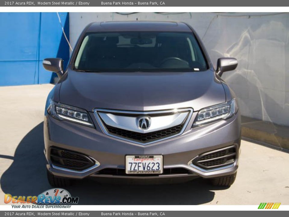 2017 Acura RDX Modern Steel Metallic / Ebony Photo #7