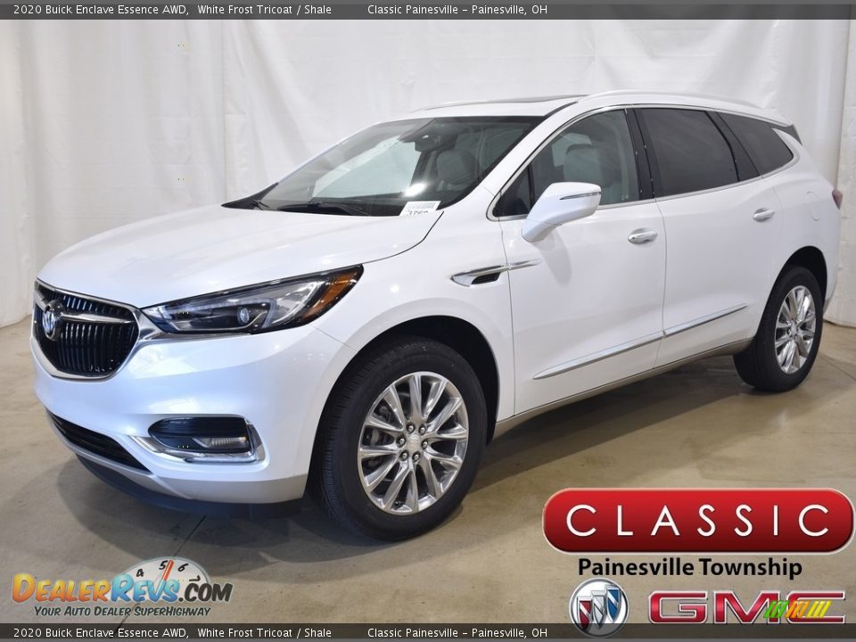 2020 Buick Enclave Essence AWD White Frost Tricoat / Shale Photo #1