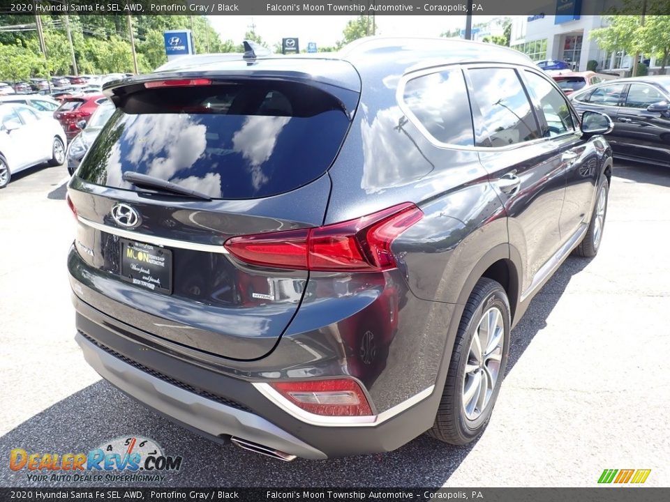 2020 Hyundai Santa Fe SEL AWD Portofino Gray / Black Photo #2
