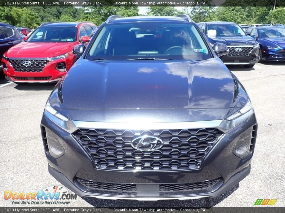 2020 Hyundai Santa Fe SEL AWD Portofino Gray / Black Photo #4