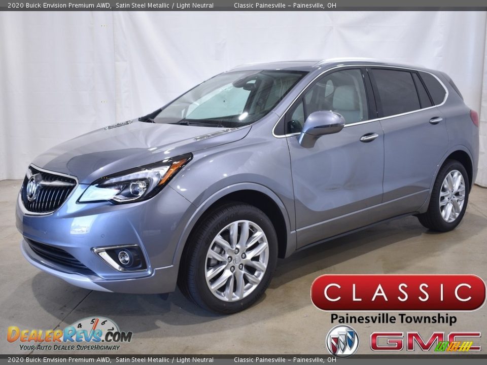 2020 Buick Envision Premium AWD Satin Steel Metallic / Light Neutral Photo #1