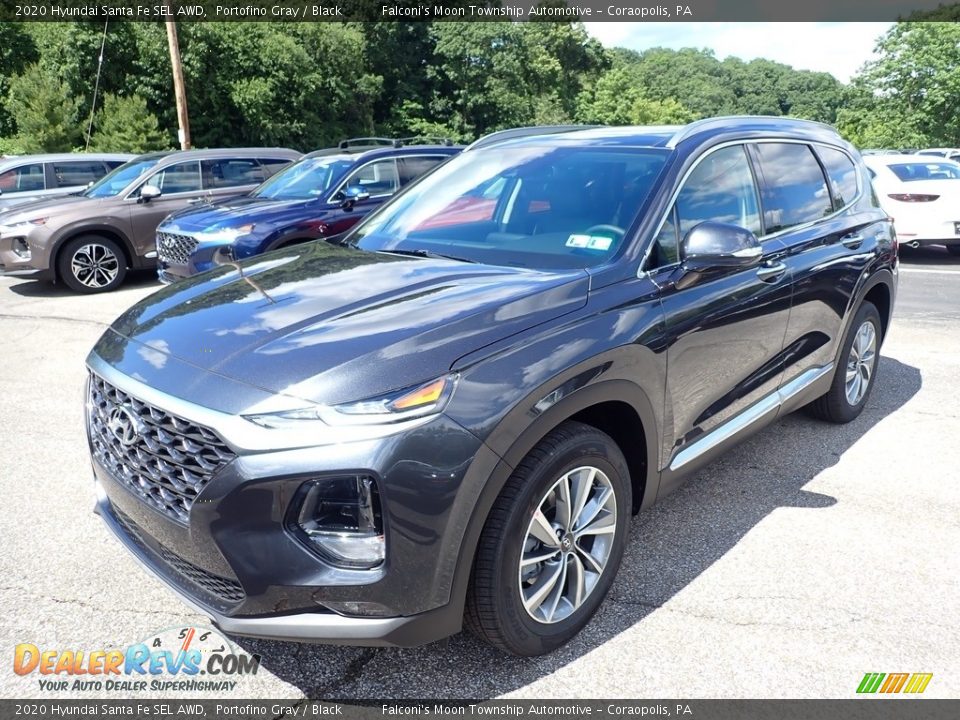 2020 Hyundai Santa Fe SEL AWD Portofino Gray / Black Photo #5