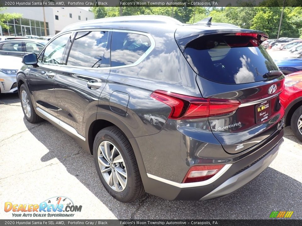2020 Hyundai Santa Fe SEL AWD Portofino Gray / Black Photo #6