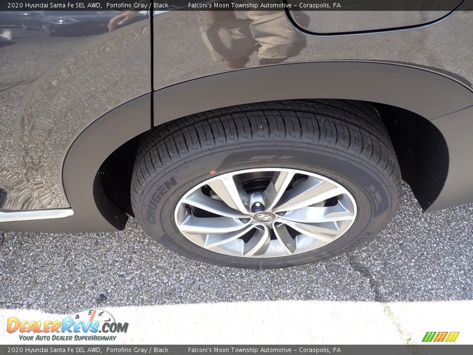 2020 Hyundai Santa Fe SEL AWD Portofino Gray / Black Photo #7