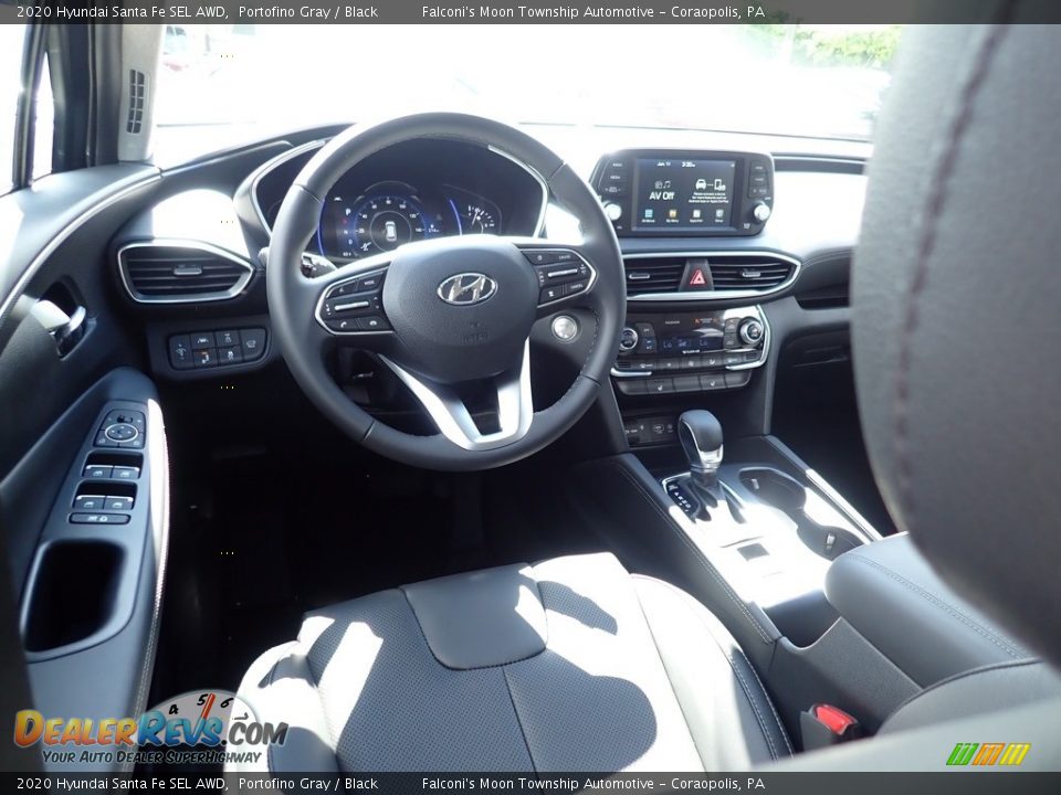 2020 Hyundai Santa Fe SEL AWD Portofino Gray / Black Photo #9