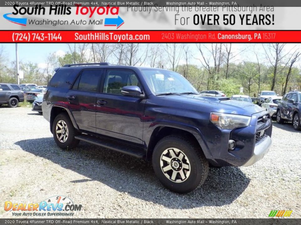 2020 Toyota 4Runner TRD Off-Road Premium 4x4 Nautical Blue Metallic / Black Photo #1