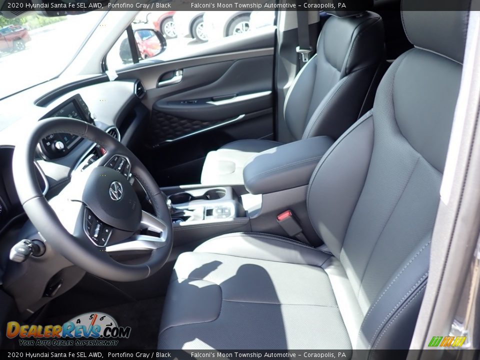 2020 Hyundai Santa Fe SEL AWD Portofino Gray / Black Photo #10