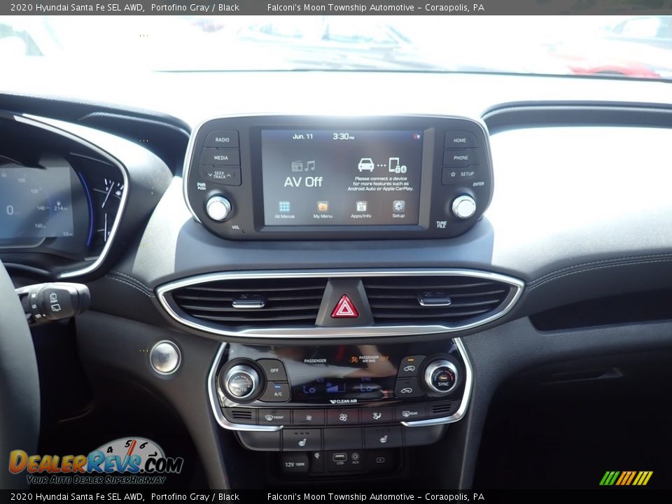 2020 Hyundai Santa Fe SEL AWD Portofino Gray / Black Photo #13