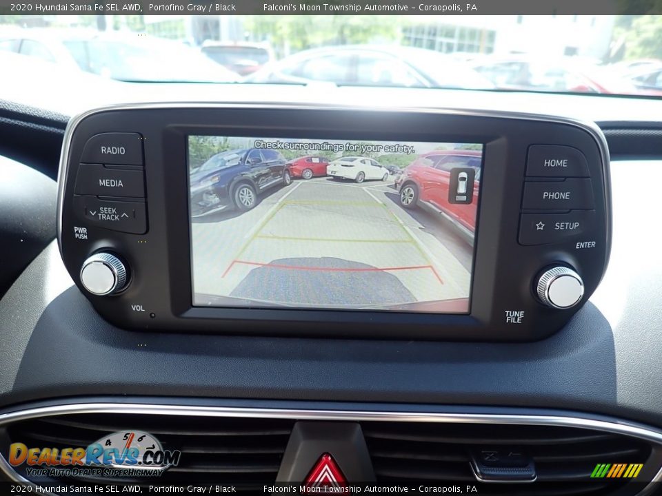 2020 Hyundai Santa Fe SEL AWD Portofino Gray / Black Photo #14