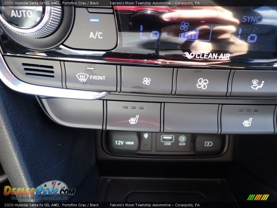 2020 Hyundai Santa Fe SEL AWD Portofino Gray / Black Photo #15