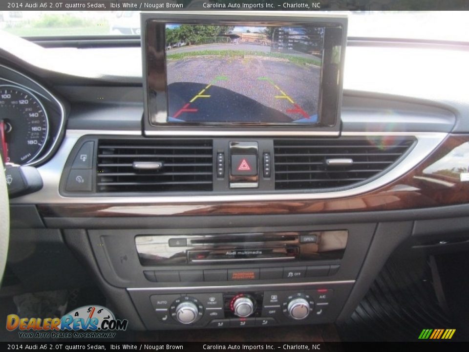 2014 Audi A6 2.0T quattro Sedan Ibis White / Nougat Brown Photo #15