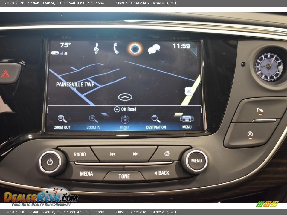 2020 Buick Envision Essence Satin Steel Metallic / Ebony Photo #9