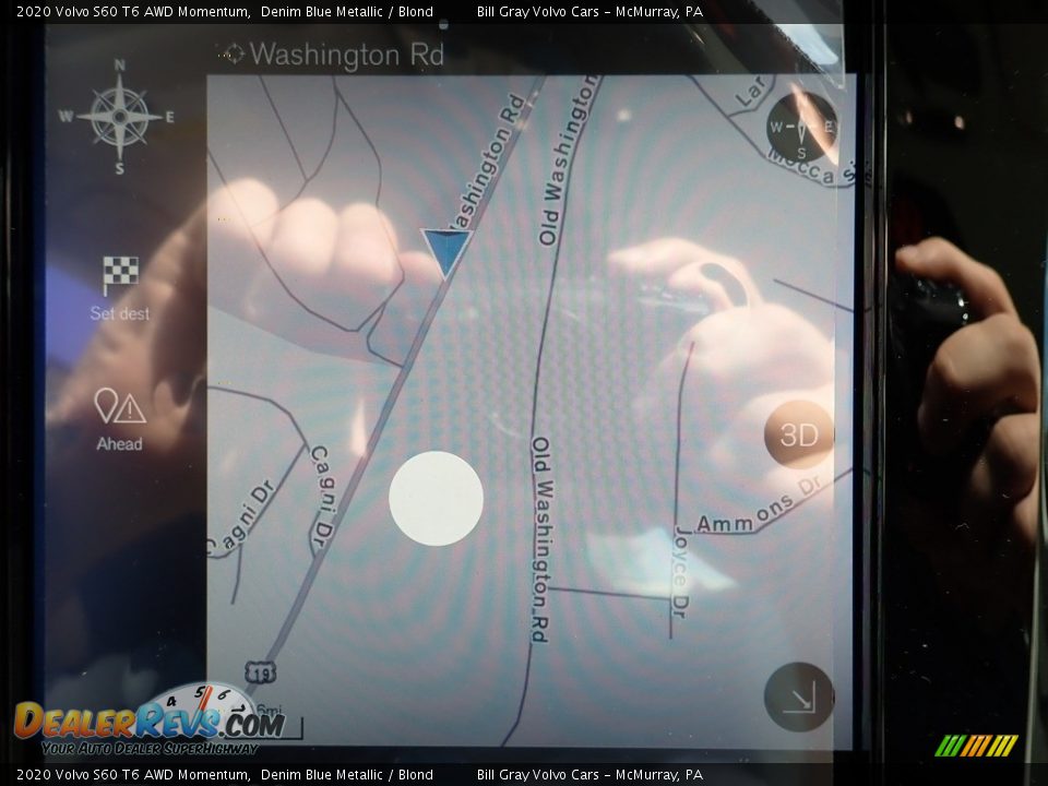 2020 Volvo S60 T6 AWD Momentum Denim Blue Metallic / Blond Photo #13