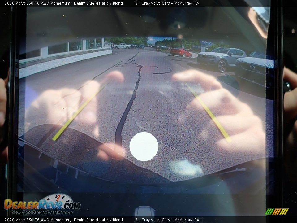 2020 Volvo S60 T6 AWD Momentum Denim Blue Metallic / Blond Photo #14